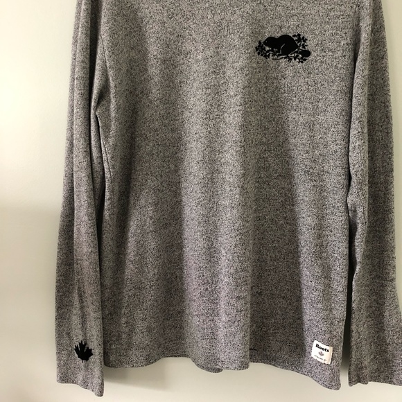 Roots Gray Long sleeve Shirt Size S - Picture 2 of 12
